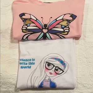 Bundle🔥2 long sleeve girls T-shirts